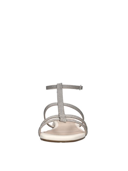 Sandali in tessuto microglitter LORENZO MARI | SAMU 03 MICRIGLITTER/NAPPAARGENTO-PANNA